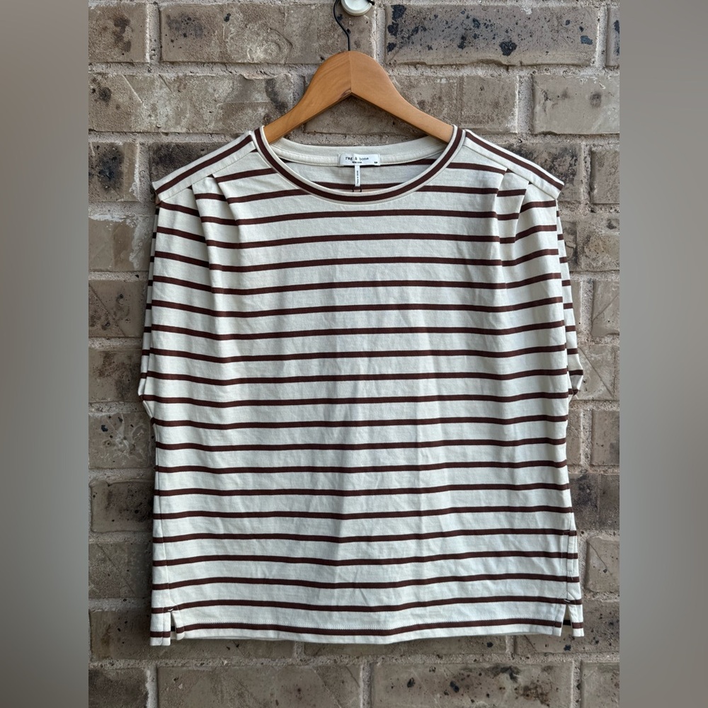 rag & bone NWT
Mica Stripe Tank Brownstripe Sz S - Picture 7 of 16